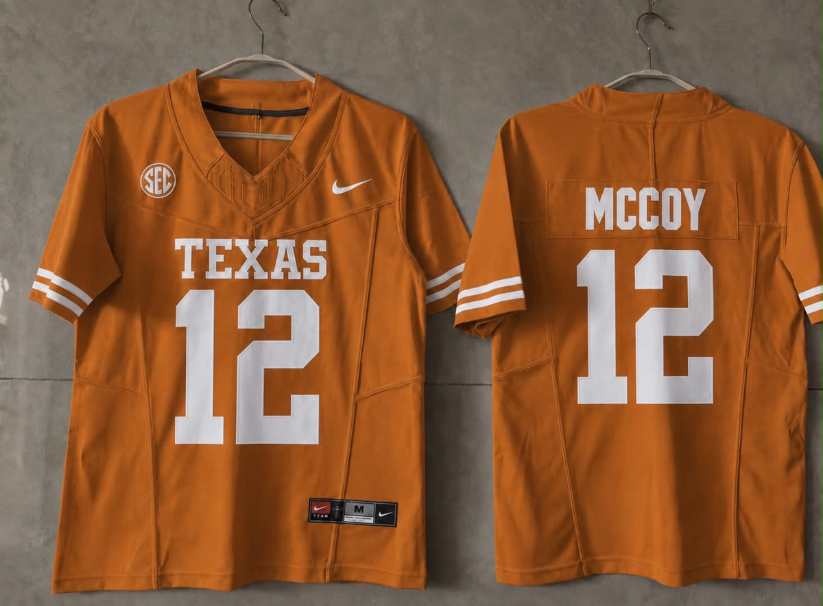 TEXAS LONGHORNS COLT MCCOY ORANGE JERSEY