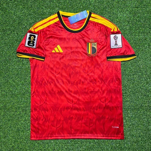 2026 WORLD CUP LEONARDO TROSSARD TEAM BELGIUM RED JERSEY