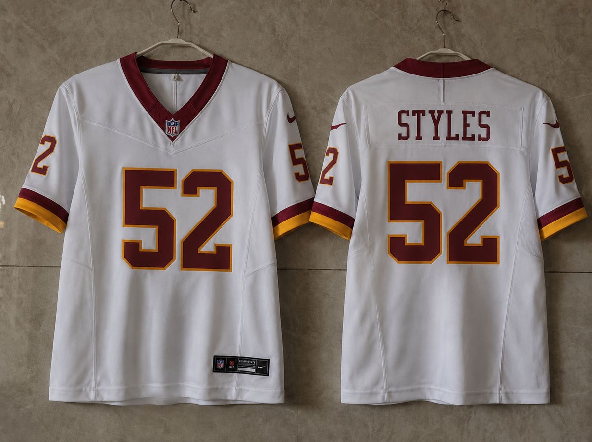 WASHINGTON COMMANDERS SONNY STYLES WHITE JERSEY