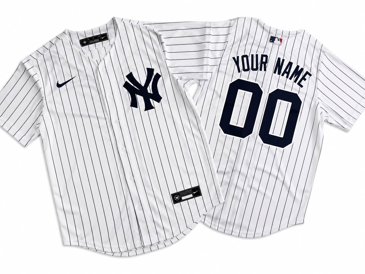 NEW YORK YANKEES CUSTOM WHITE JERSEY