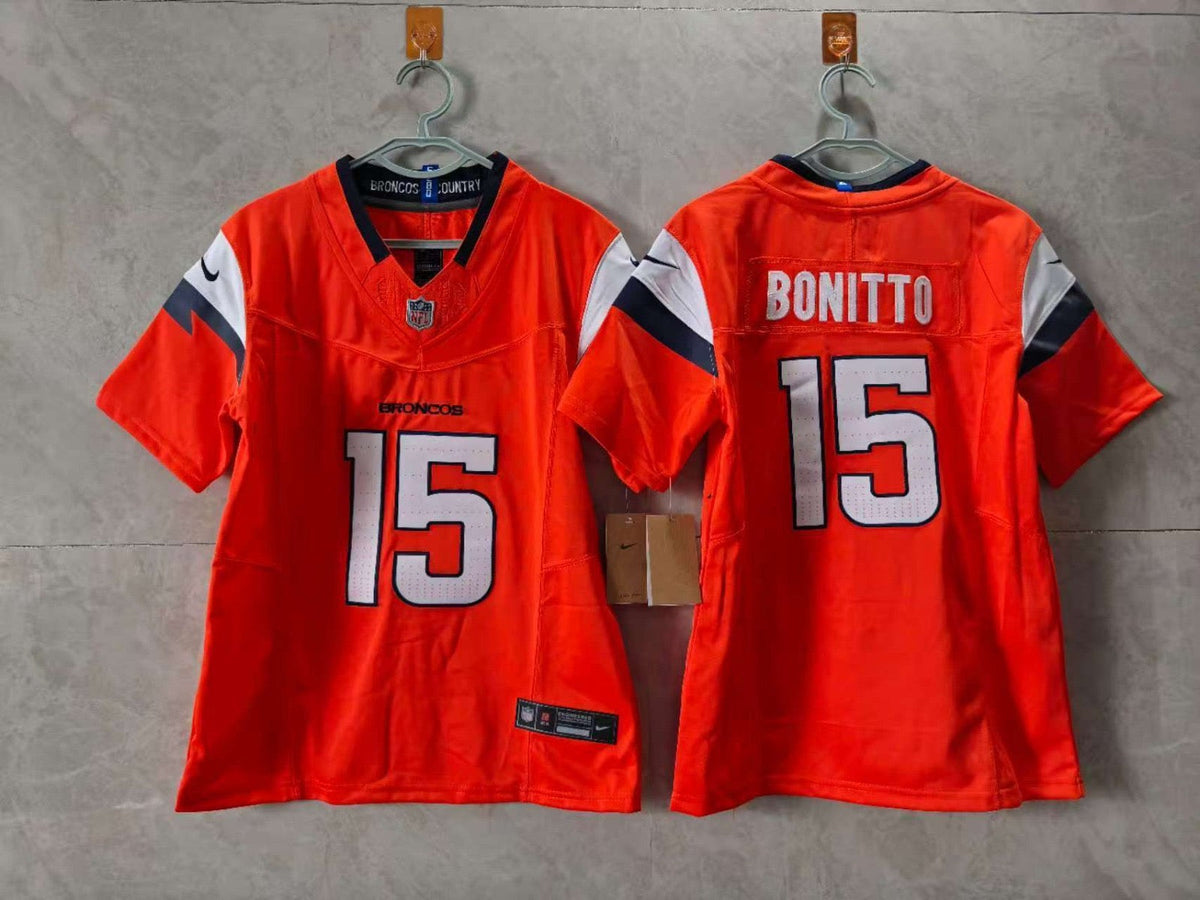 Denver Broncos Nick Bonitto Orange Jersey