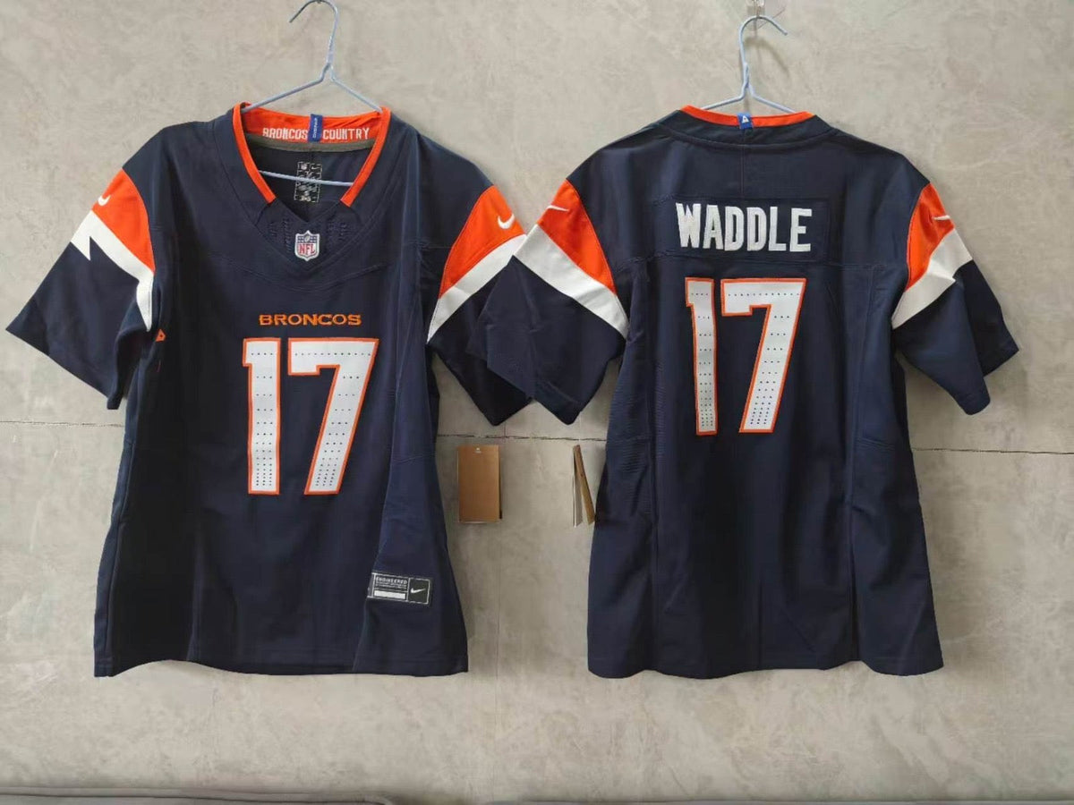 Denver Broncos Jaylen Waddle Blue Jersey