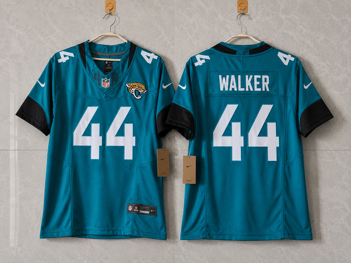 JACKSONVILLE JAGUARS TRAVON WALKER BLUE JERSEY