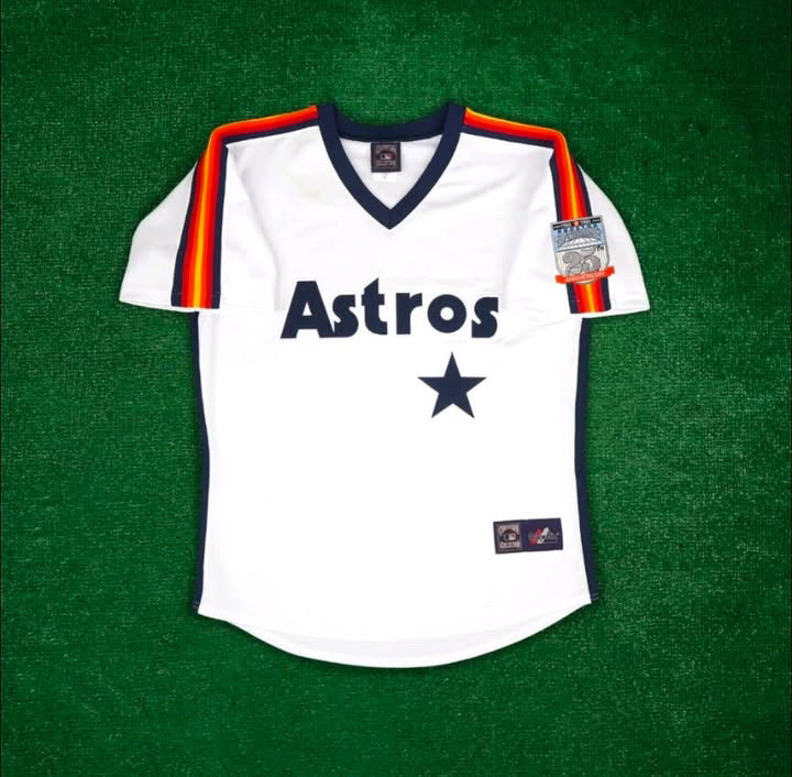 Houston Astros Ken Caminiti White Vintage Jersey