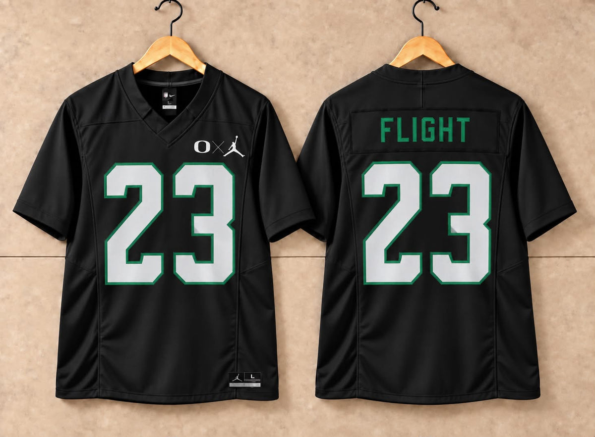 OREGON DUCKS BLACK JERSEY AIR FLIGHT