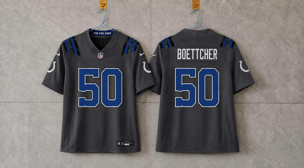 INDIANAPOLIS COLTS BRYCE BOETTCHER RIVAL JERSEY