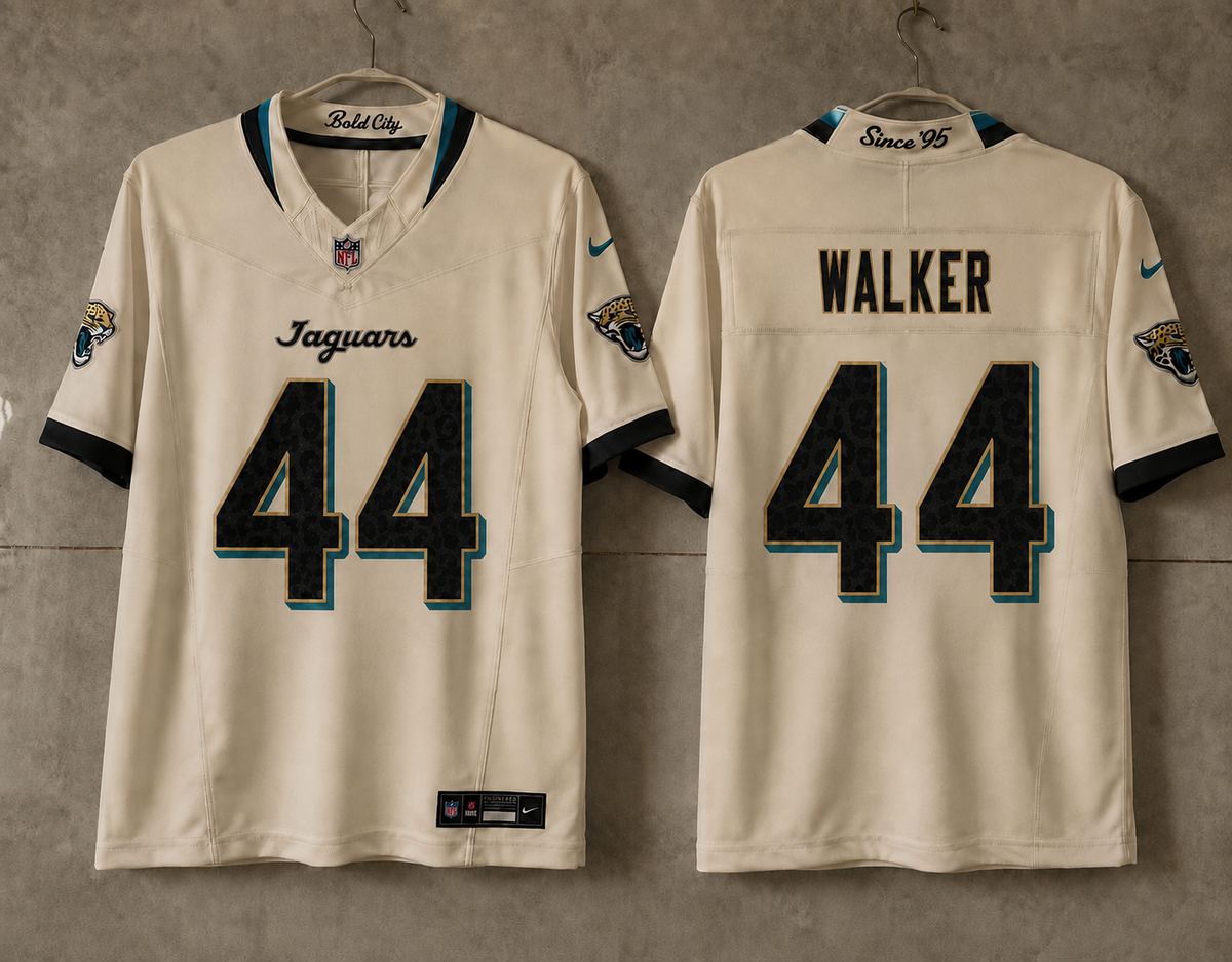 JACKSONVILLE JAGUARS TRAVON WALKER RIVAL JERSEY