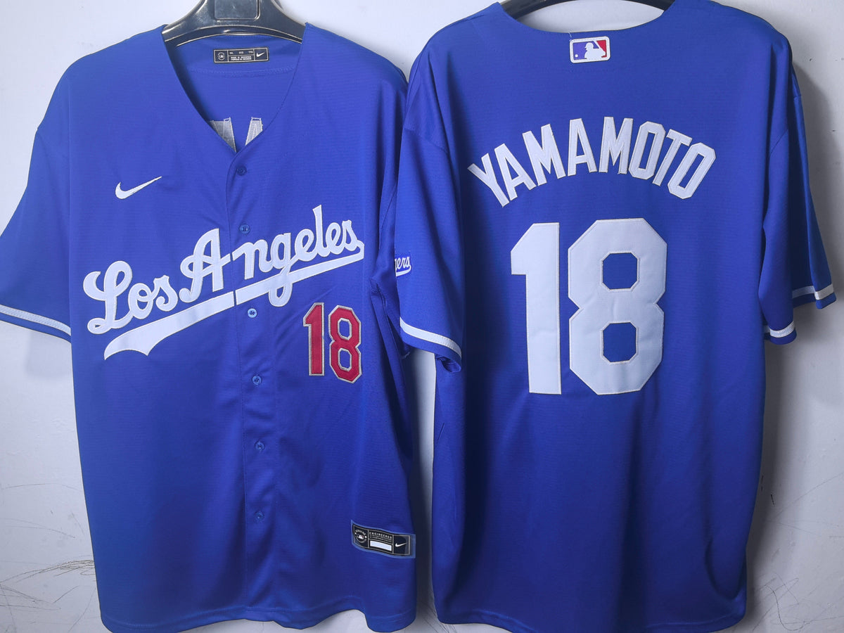 Yoshinobu Yamamoto Los Angeles Baseball Jersey