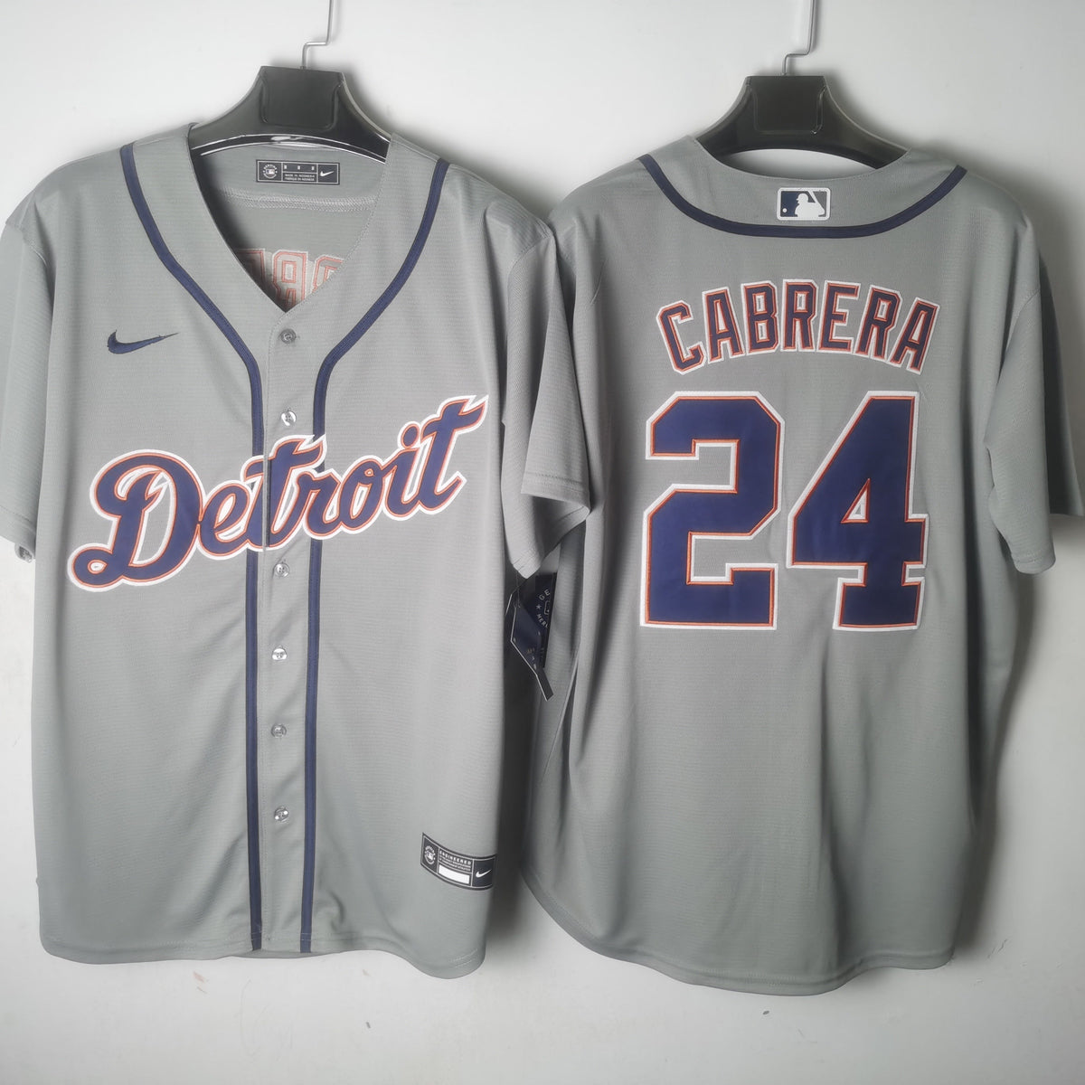 DETROIT TIGERS MIGUEL CABRERA GREY JERSEY
