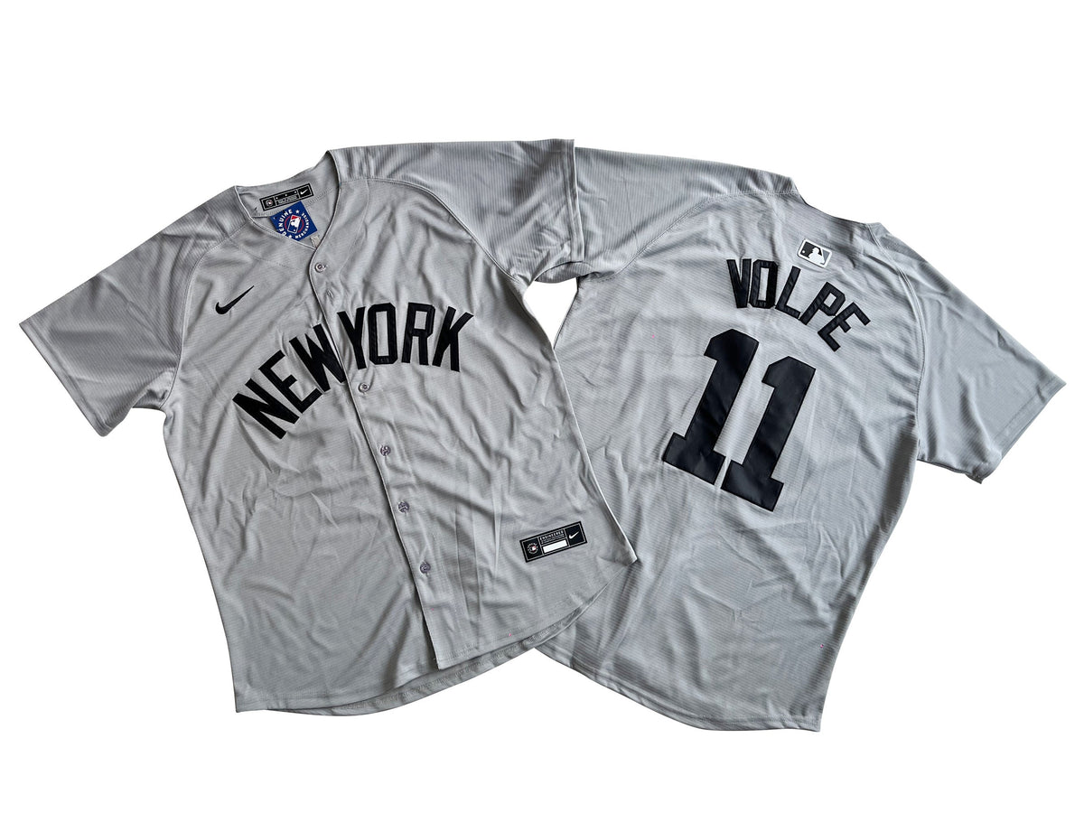 NEW YORK YANKEES ANTHONY VOLPE GREY JERSEY