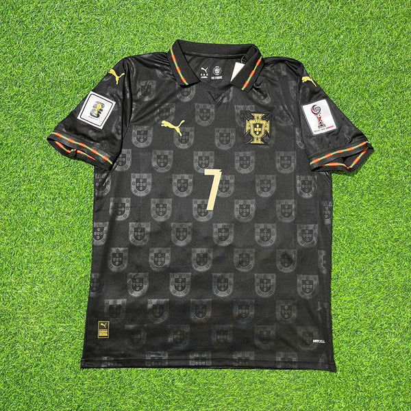 2026 WORLD CUP CRISTIANO RONALDO TEAM PORTUGAL BLACK JERSEY