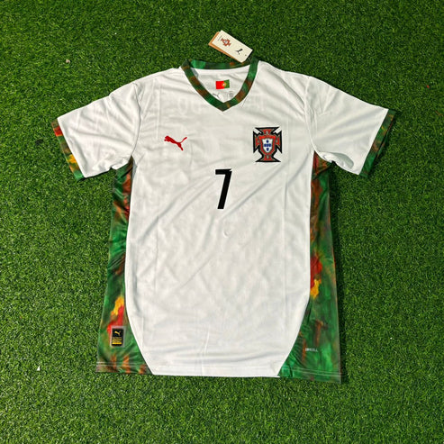 2026 World Cup Cristiano Ronaldo Team Portugal White Jersey