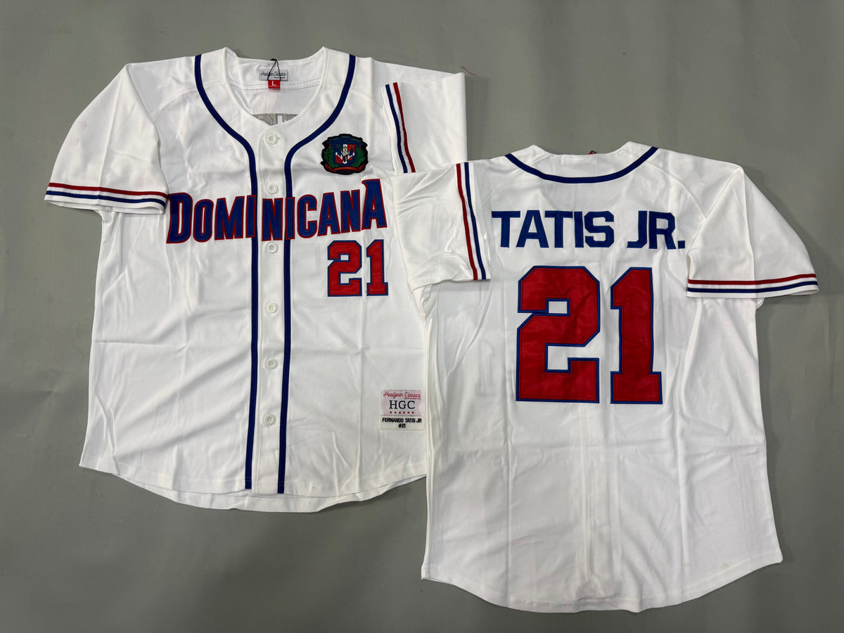 DOMINICAN REPUBLIC FERNANDO TATIS JR WHITE JERSEY