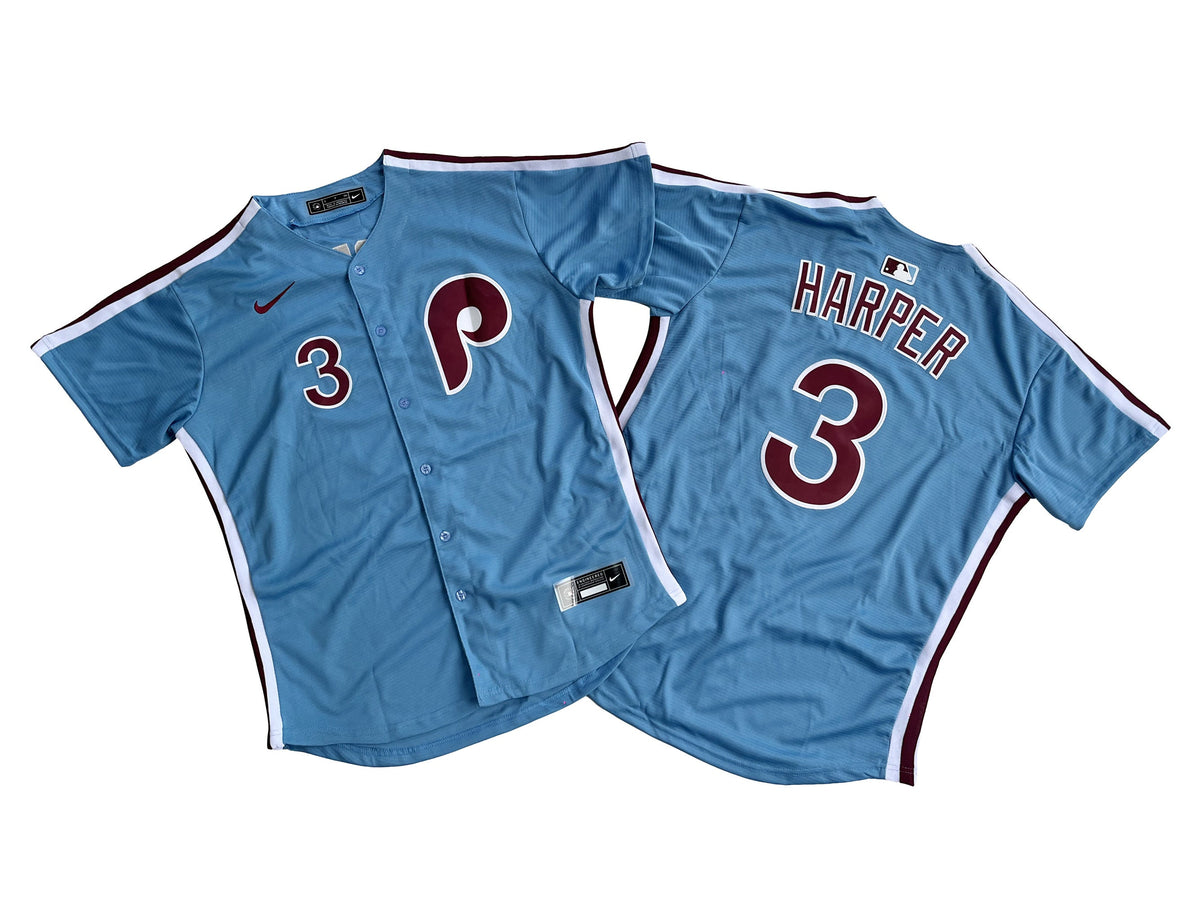 Philadelphia Phillies Bryce Harper Blue Jersey