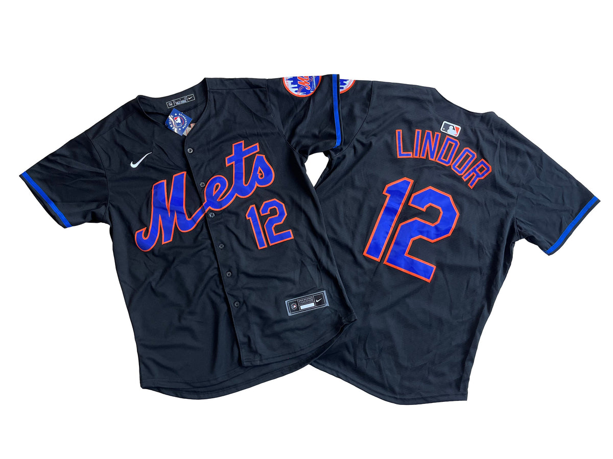 NEW YORK METS FRANCISCO LINDOR BLACK JERSEY
