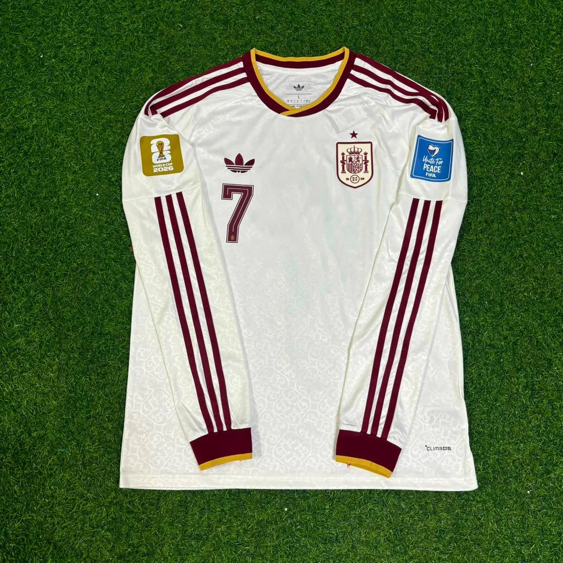 2026 WORLD CUP FERRAN TORRES TEAM SPAIN WHITE JERSEY