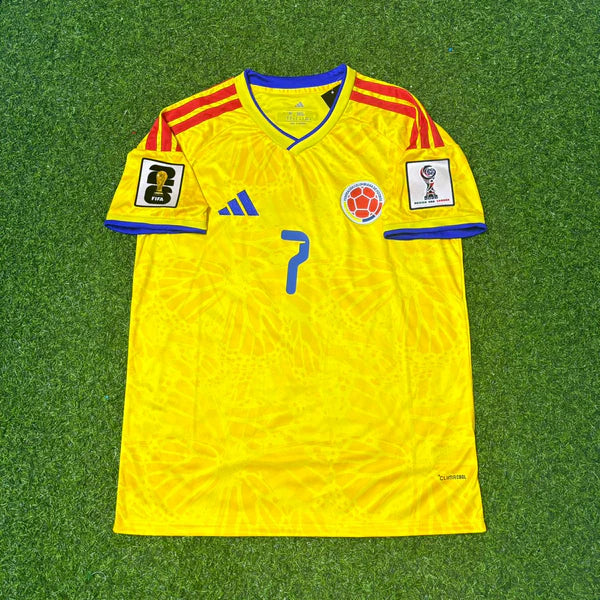2026 WORLD CUP LUIS DIAZ TEAM COLOMBIA YELLOW JERSEY