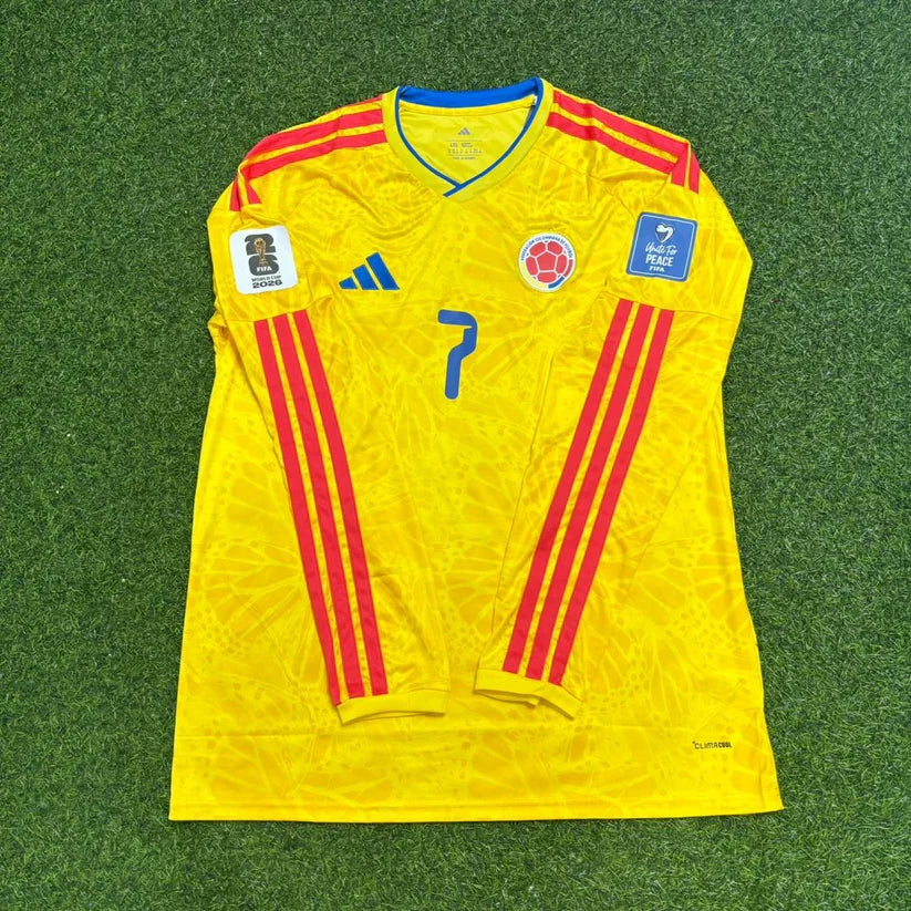 2026 WORLD CUP LUIS DIAZ TEAM COLOMBIA YELLOW JERSEY