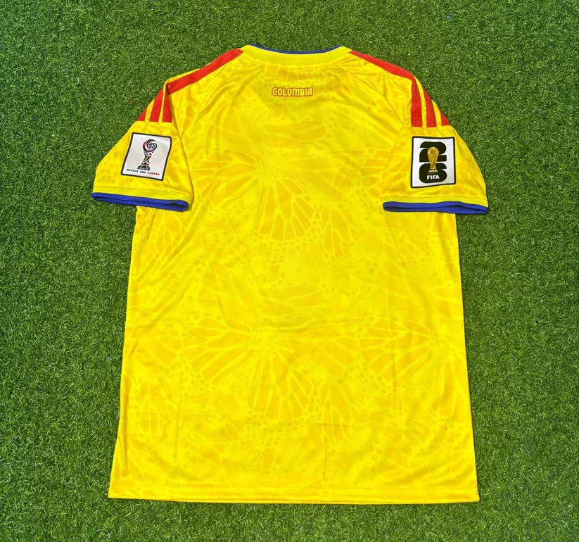 2026 WORLD CUP TEAM COLOMBIA YELLOW JERSEY