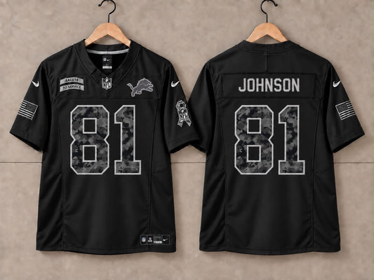 Detroit Lions Calvin Johnson Salute to Service Jersey