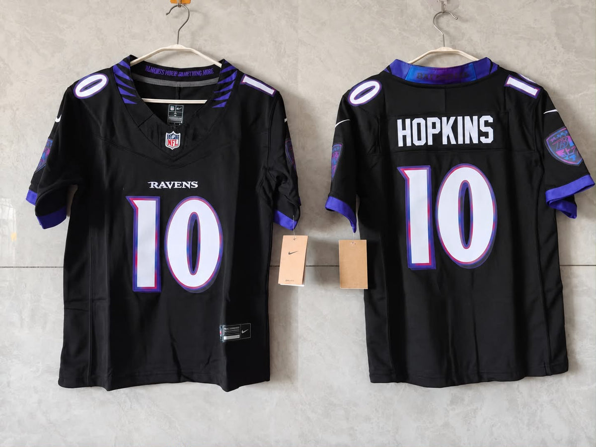 Baltimore Ravens Deandre Hopkins Black Jersey