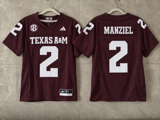 TEXAS A&M AGGIES JOHNNY MANZIEL MAROON JERSEY