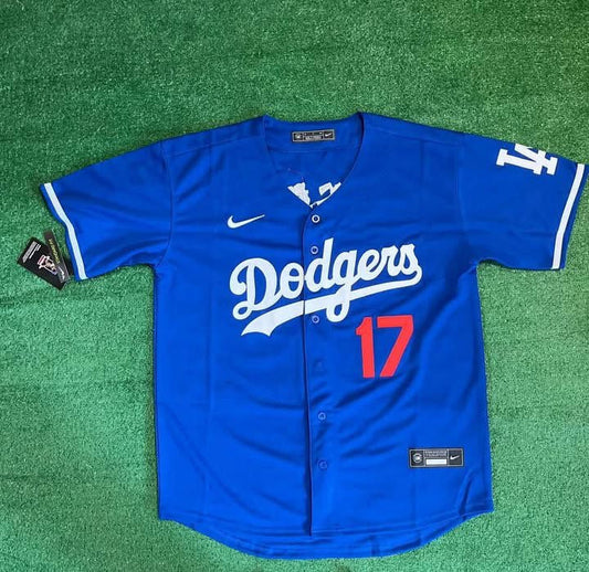 Shohei Ohtani Blue Los Angeles Dodgers Jersey