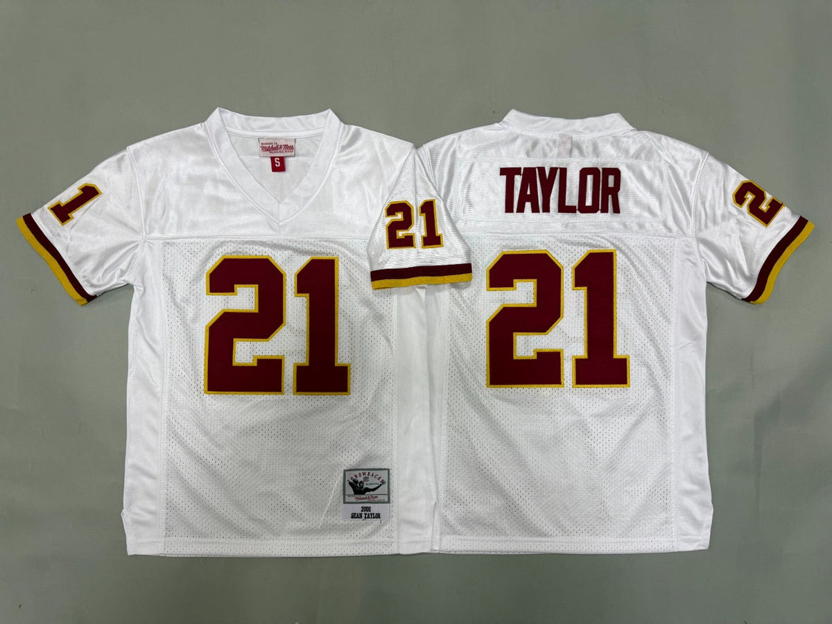 WASHINGTON REDSKINS SEAN TAYLOR WHITE JERSEY