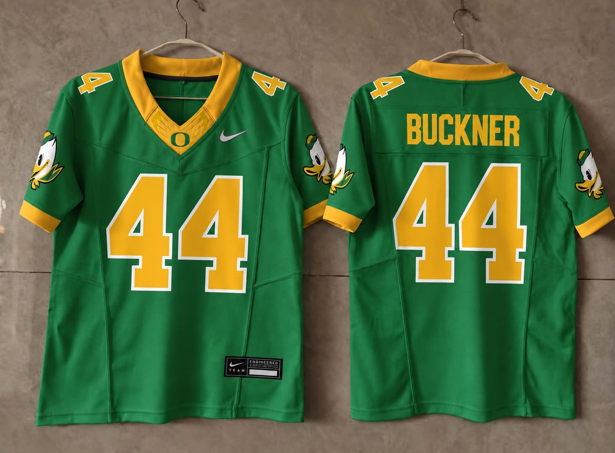 OREGON DUCKS DEFOREST BUCKNER GREEN JERSEY