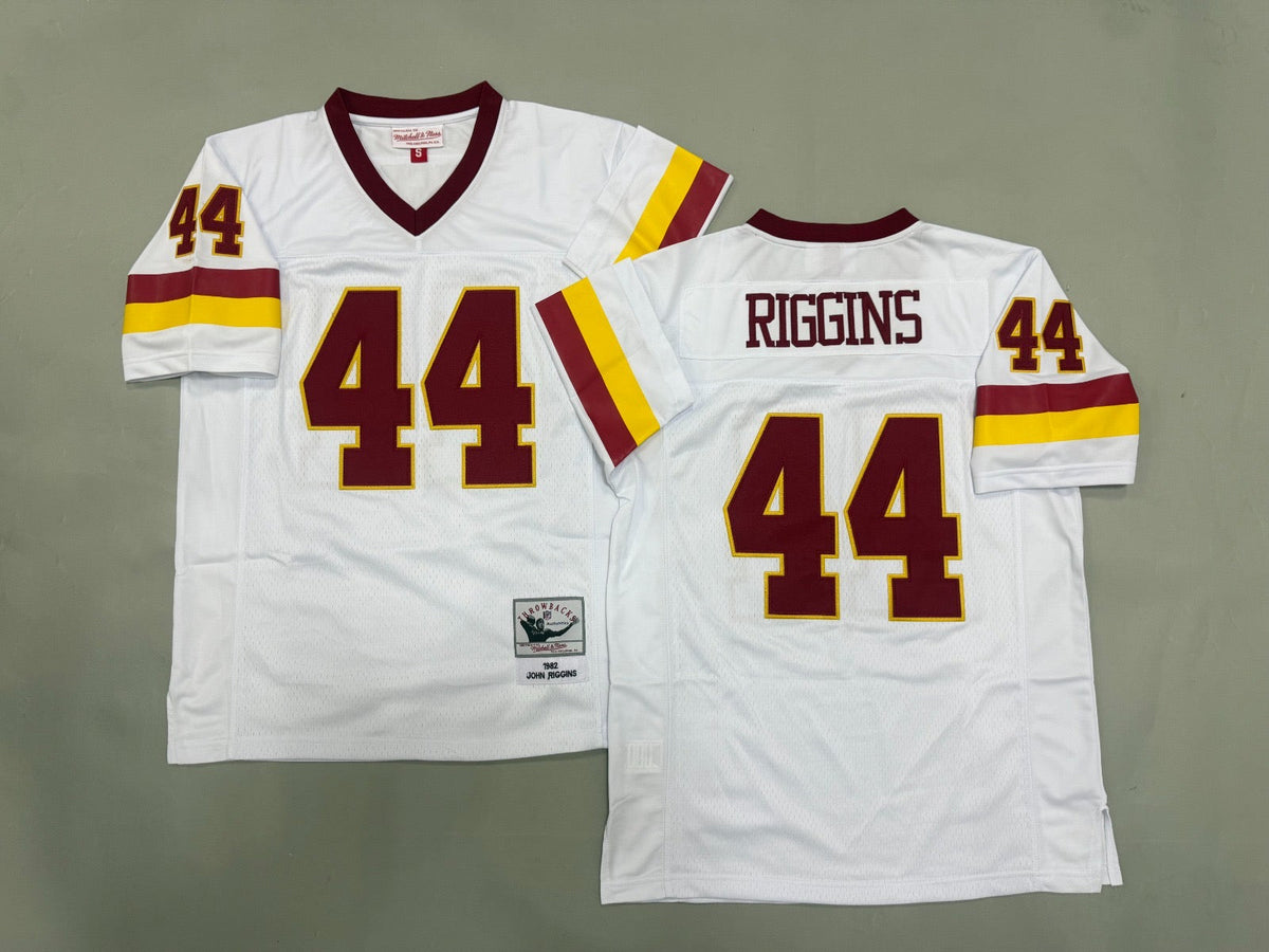 WASHINGTON REDSKINS JOHN RIGGINS WHITE JERSEY