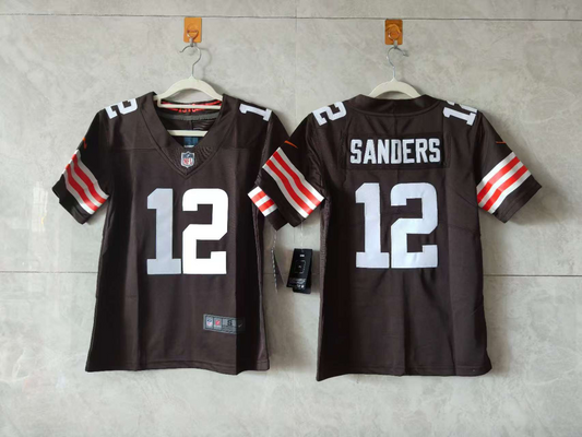 CLEVELAND BROWNS SHEDEUR SANDERS BROWN JERSEY