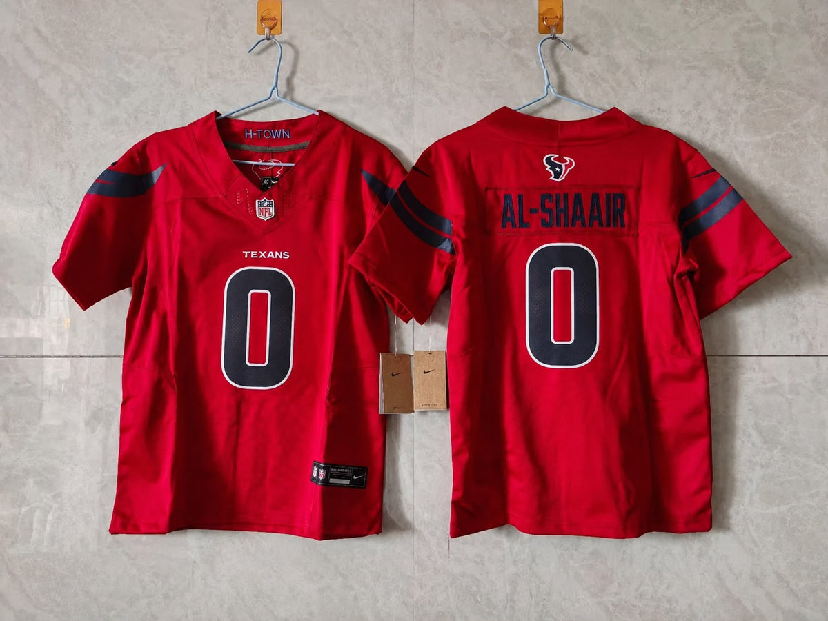 HOUSTON TEXANS AZEEZ AL-SHAAIR BATTLE RED JERSEY