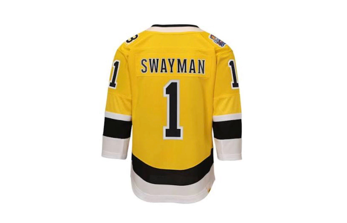 BOSTON BRUINS SWAYMAN YELLOW JERSEY