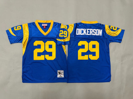 ST. LOUIS RAMS ERIC DICKERSON BLUE VINTAGE JERSEY