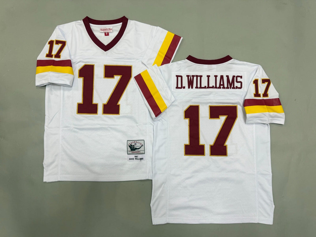 WASHINGTON REDSKINS DOUG WILLIAMS WHITE JERSEY
