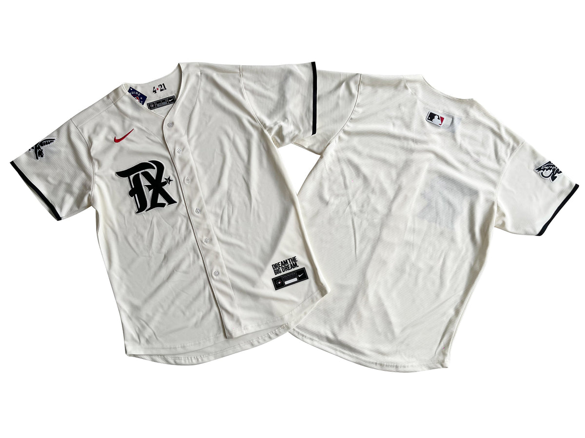 TEXAS RANGERS WHITE JERSEY