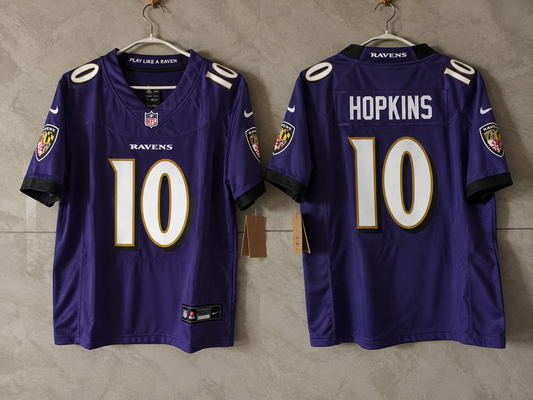 BALTIMORE RAVENS DEANDRE HOPKINS PURPLE JERSEY