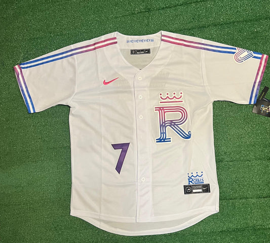 Bobby Witt Jr. Cream Kansas City Royals Jersey