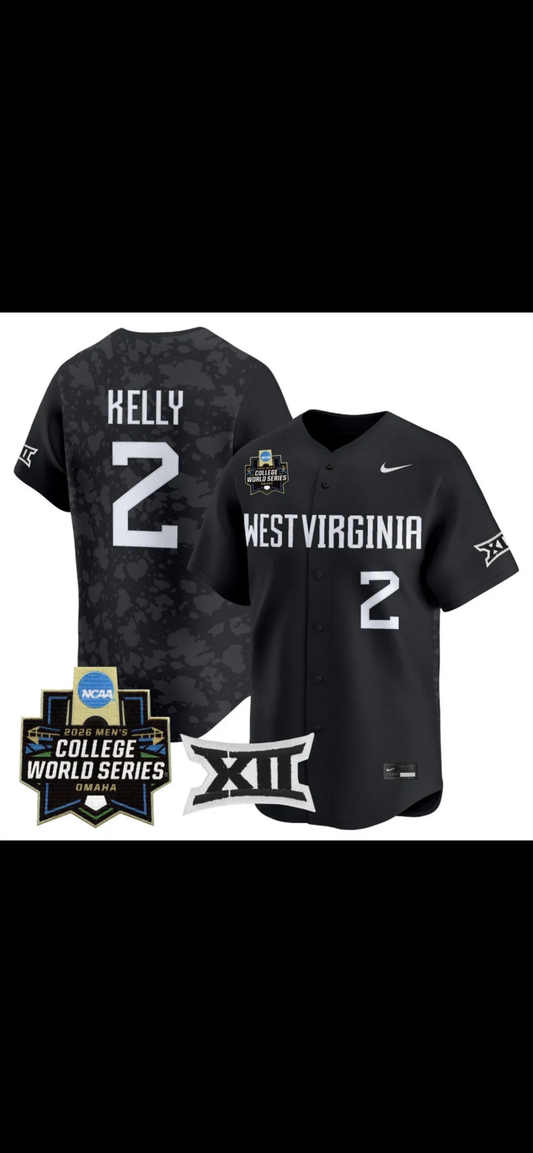 West Virginia baseball jersey custom