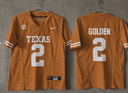 TEXAS LONGHORN MATTHEW GOLDEN ORANGE JERSEY