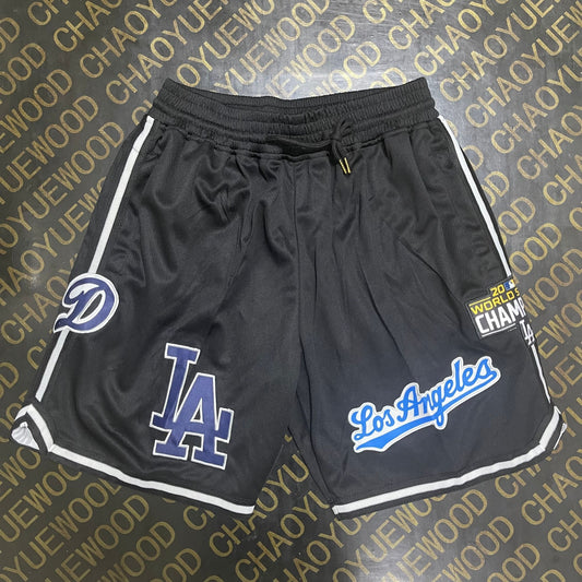 LOS ANGELES DODGERS BLACK SHORTS