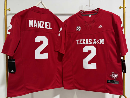 TEXAS A&M AGGIES JOHNNY MANZIEL MAROON JERSEY