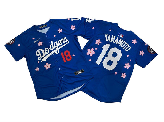 Yoshinobu Yamamoto Los Angeles Baseball Jersey