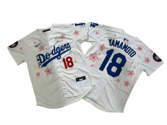 Los Angeles Dodgers Yoshinobu Yamamoto White Jersey