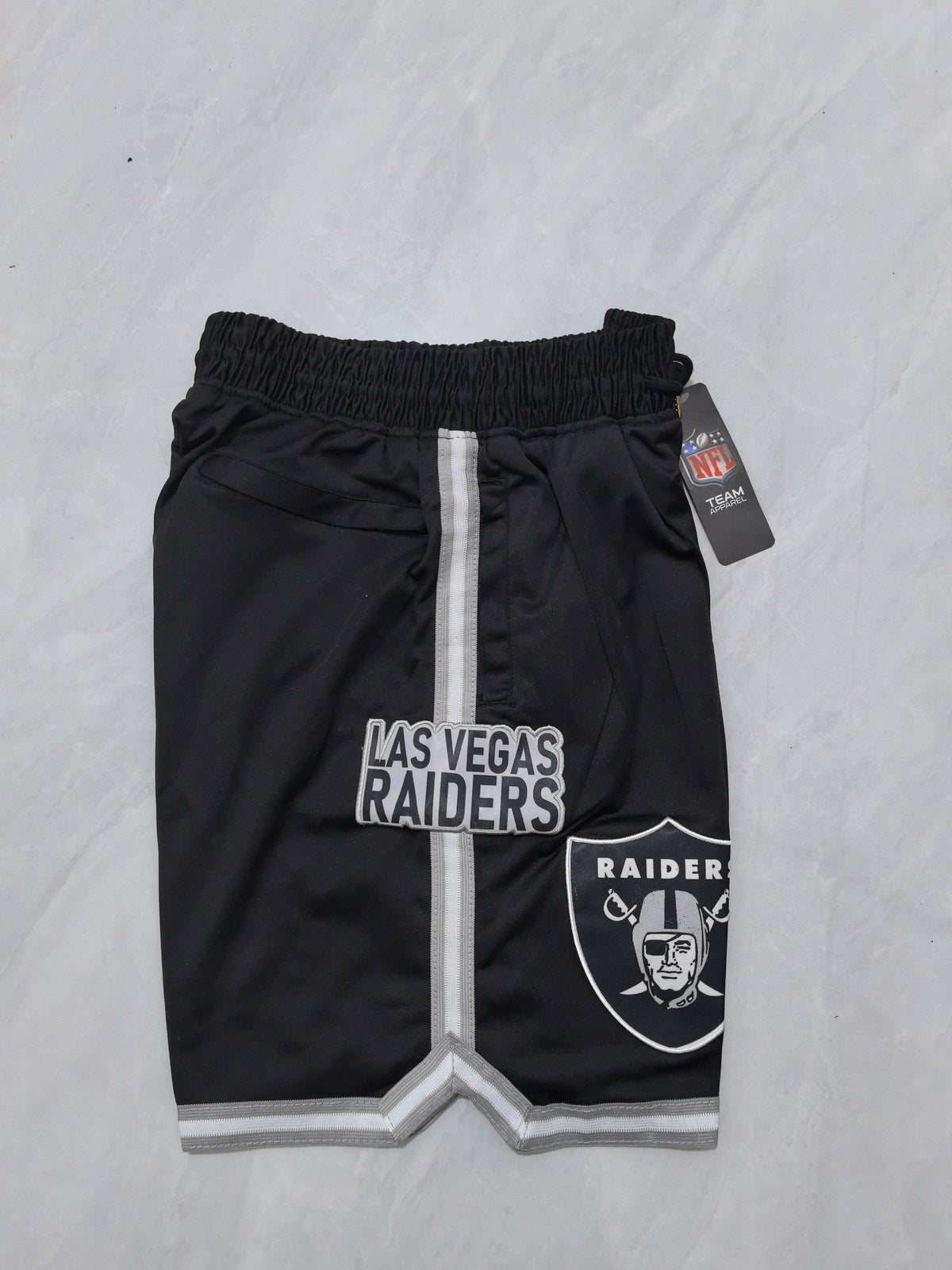 LAS VEGAS RAIDERS BLACK SHORTS