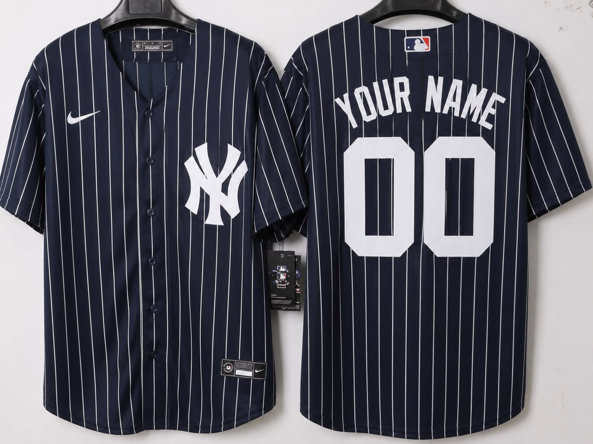 NEW YORK YANKEES CUSTOM BLUE JERSEY