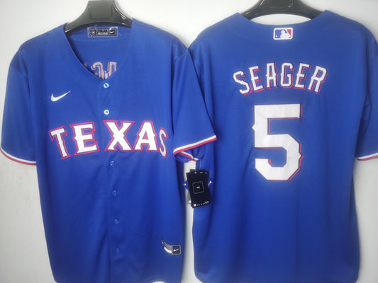 Texas Rangers Corey Seager Blue Jersey