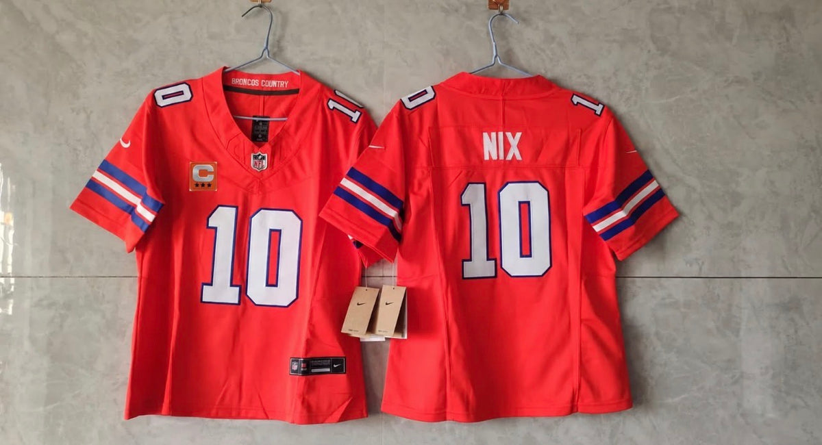 DENVER BRONCOS BO NIX RETRO ORANGE CAPTAIN JERSEY