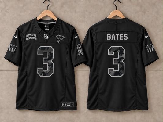 ATLANTA FALCONS JESSIE BATES BLACK SALUTE TO SERVICE JERSEY