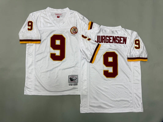 WASHINGTON REDSKINS SONNY JURGENSEN WHITE JERSEY
